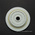 Chuck/centering disk for barmag textile machine